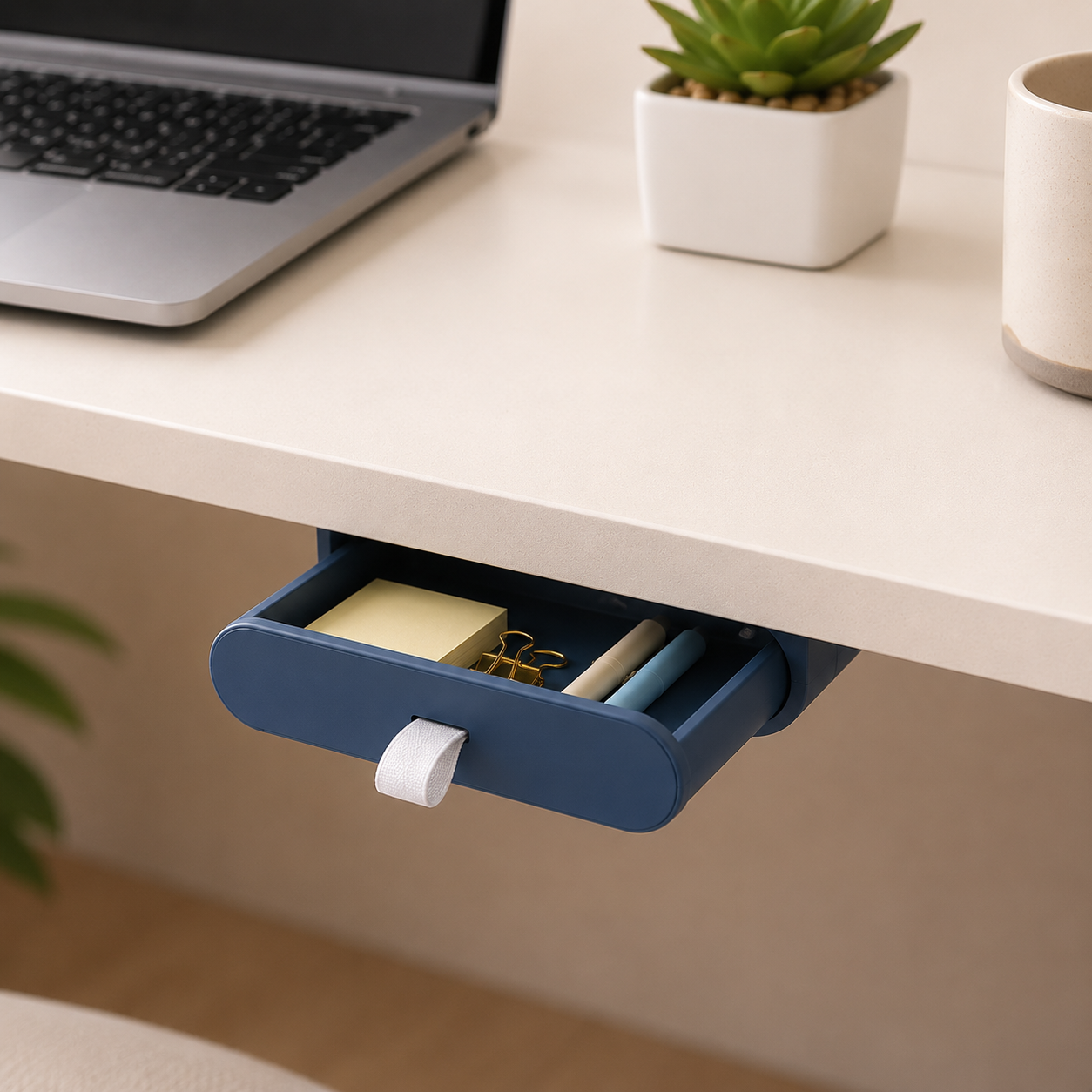 TecsMojo Compact Under-Desk Storage Drawer