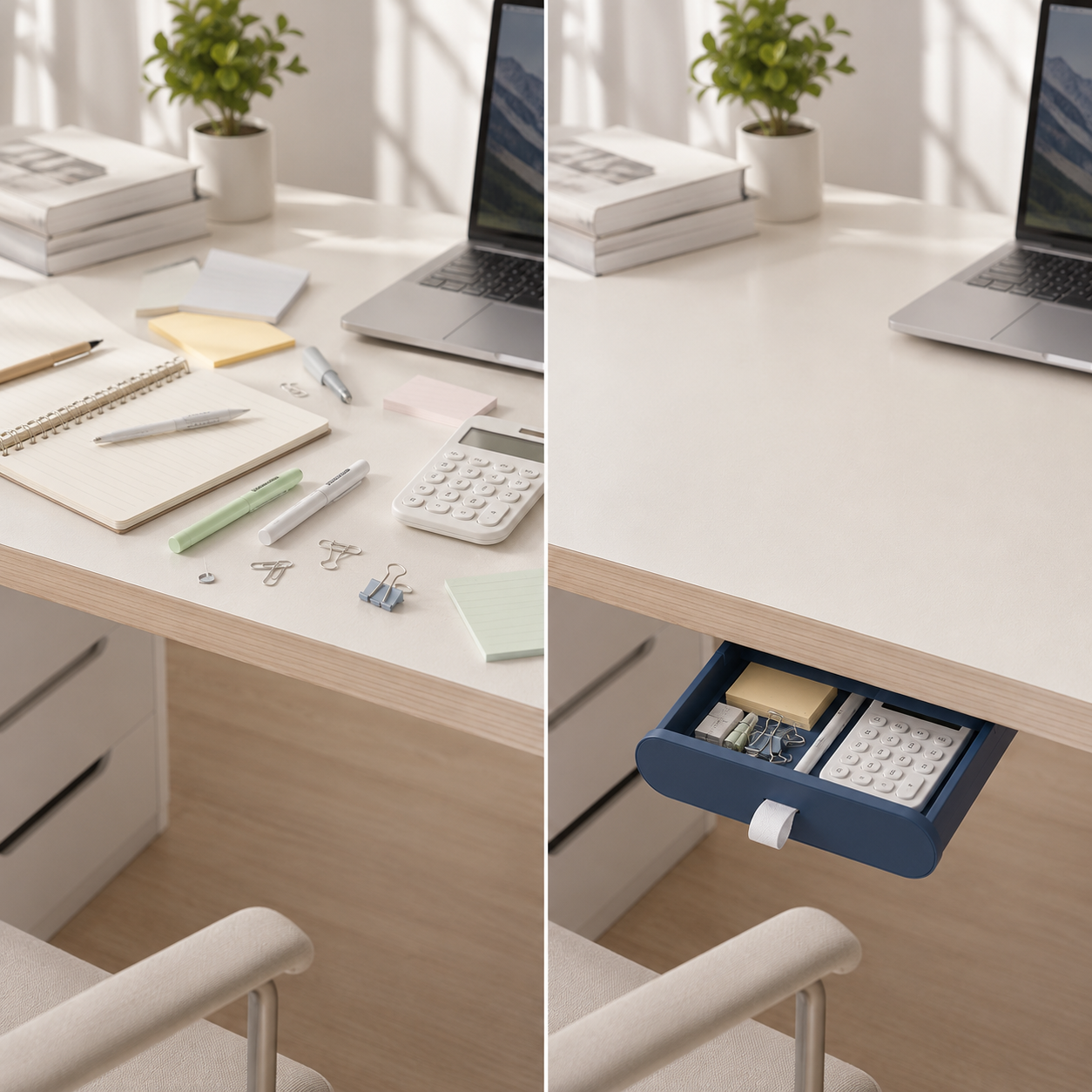 TecsMojo Compact Under-Desk Storage Drawer
