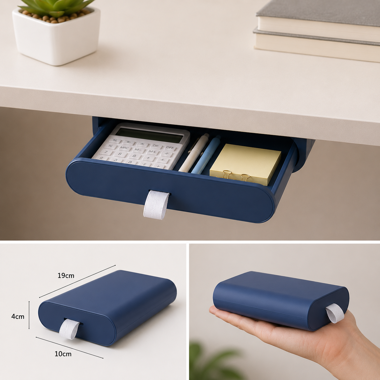 TecsMojo Compact Under-Desk Storage Drawer