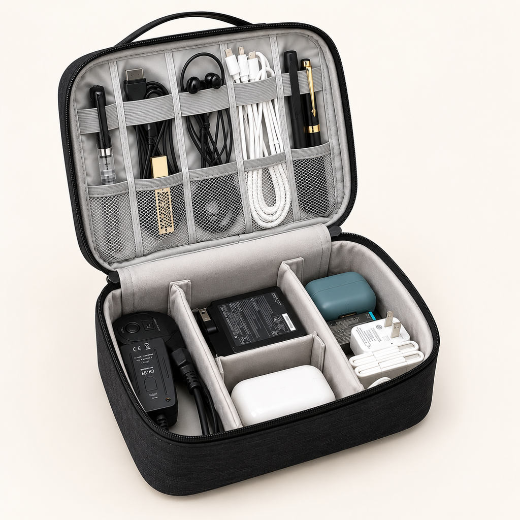TecsMojo Premium Travel Cable Organizer