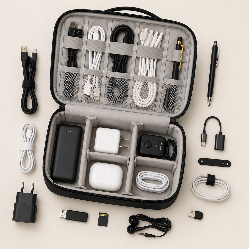 TecsMojo Premium Travel Cable Organizer