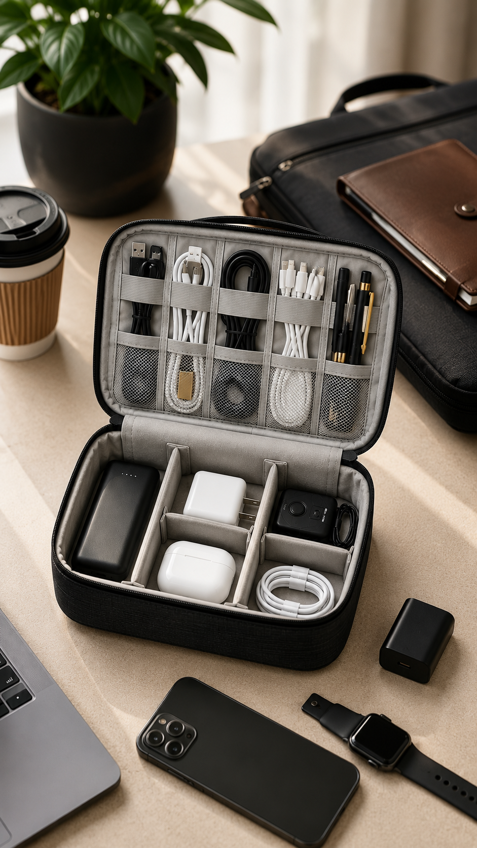 TecsMojo Premium Travel Cable Organizer
