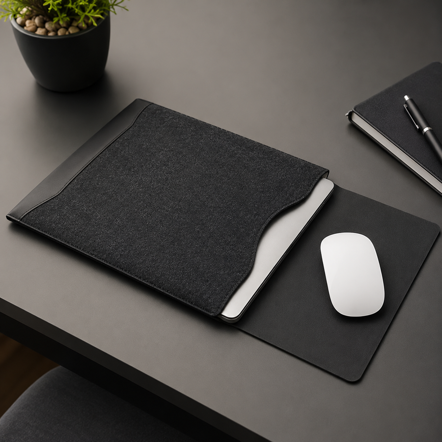 TecsMojo Two-in-One Laptop Sleeve & Mouse Pad