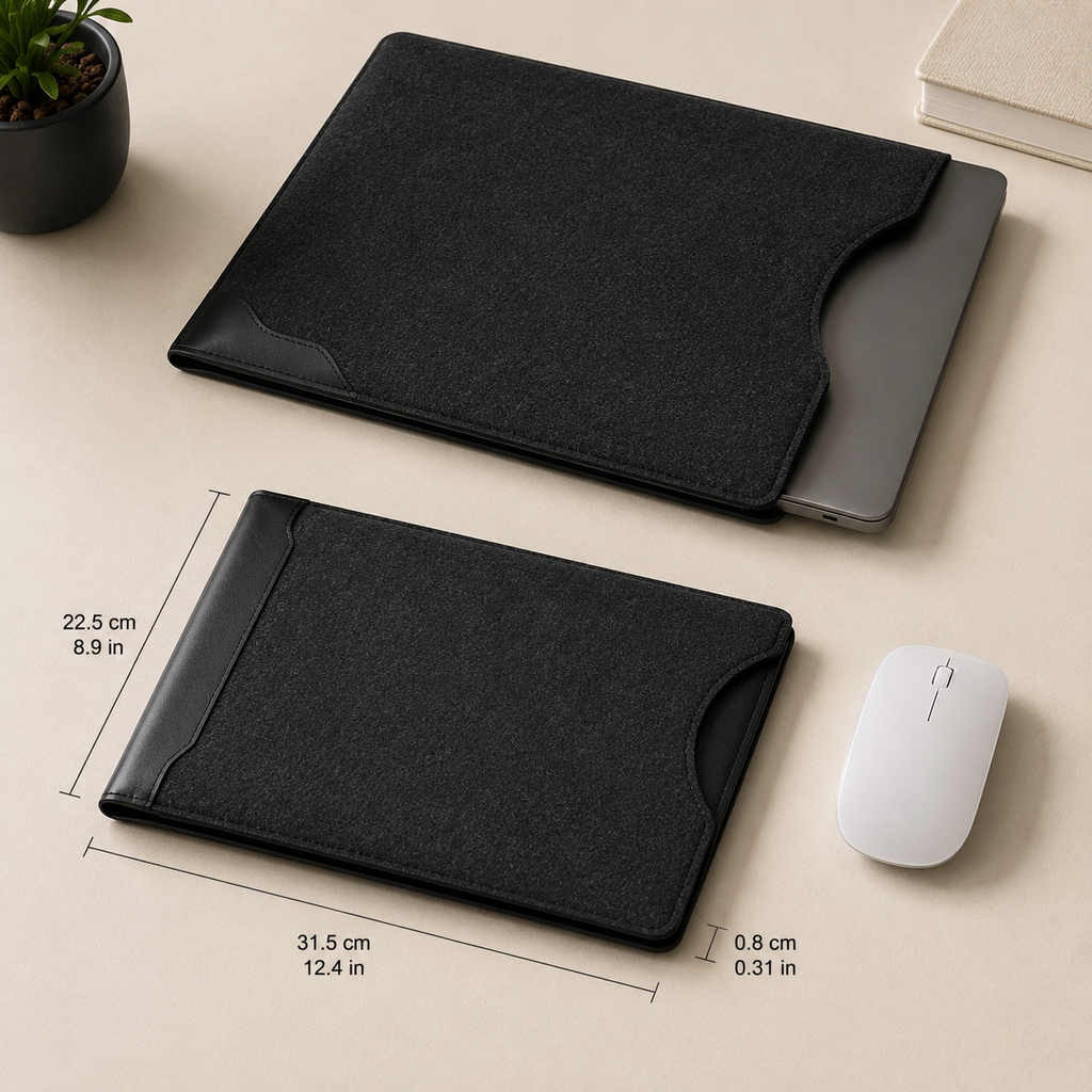 TecsMojo Two-in-One Laptop Sleeve & Mouse Pad