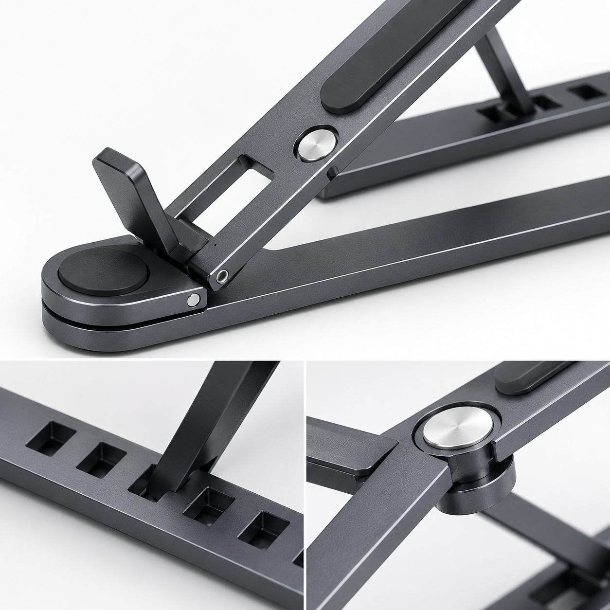 TecsMojo Portable Adjustable Aluminum Laptop Stand