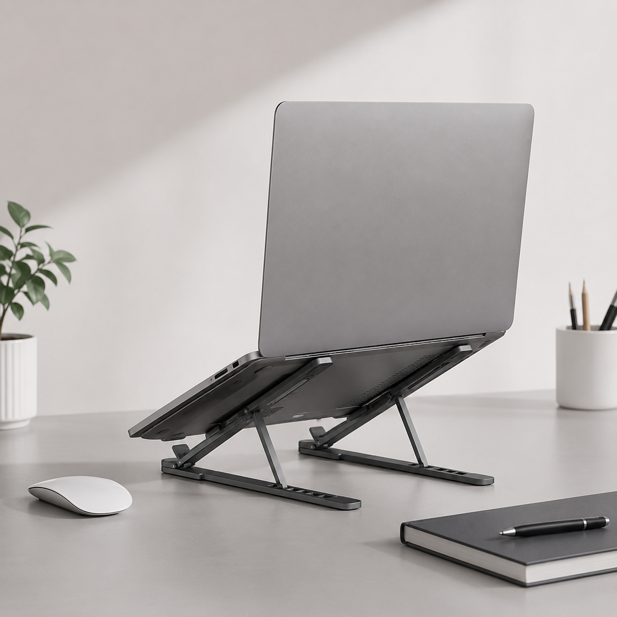 TecsMojo Portable Adjustable Aluminum Laptop Stand
