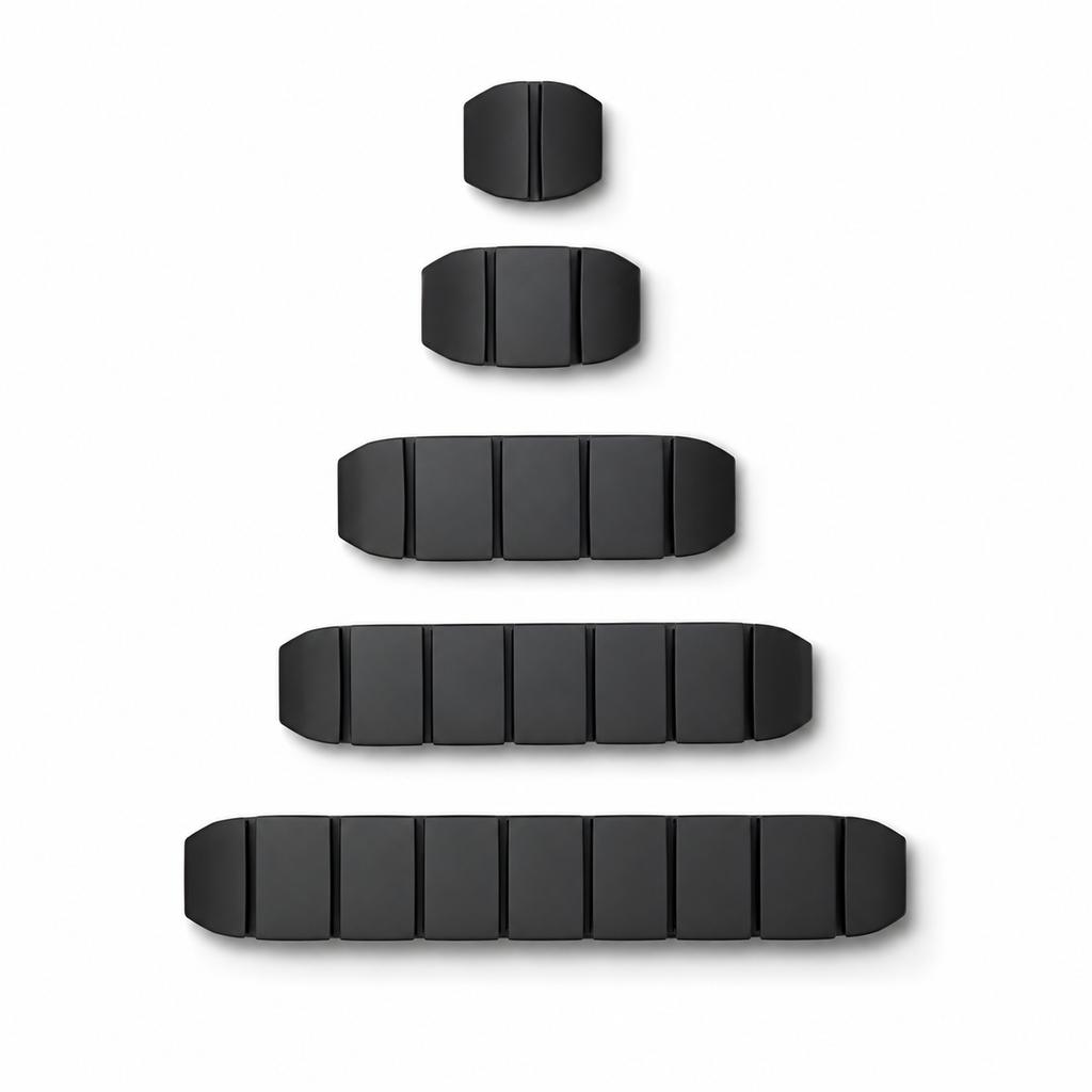 10-Piece Self-Adhesive Cable Organizer Set
